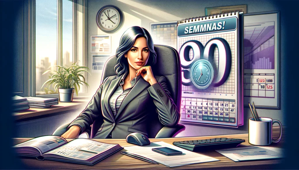 90 semanas são quantos meses