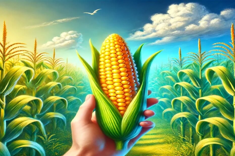 Sonhar com uma espiga de milho significa prosperidade e abundância.