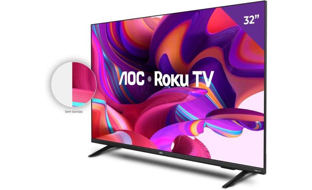 Smart TV LED 32 HD AOC 32s5135/78g É BOA