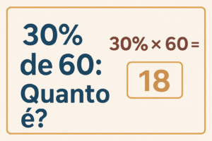 Quanto é 30 Porcento de 60? Veja Como Calcular e Exemplos