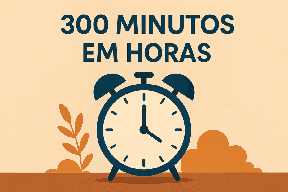 300 minutos em horas