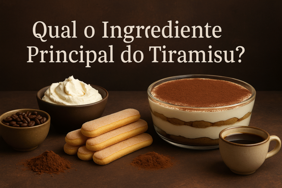 qual o ingrediente principal do tiramisu