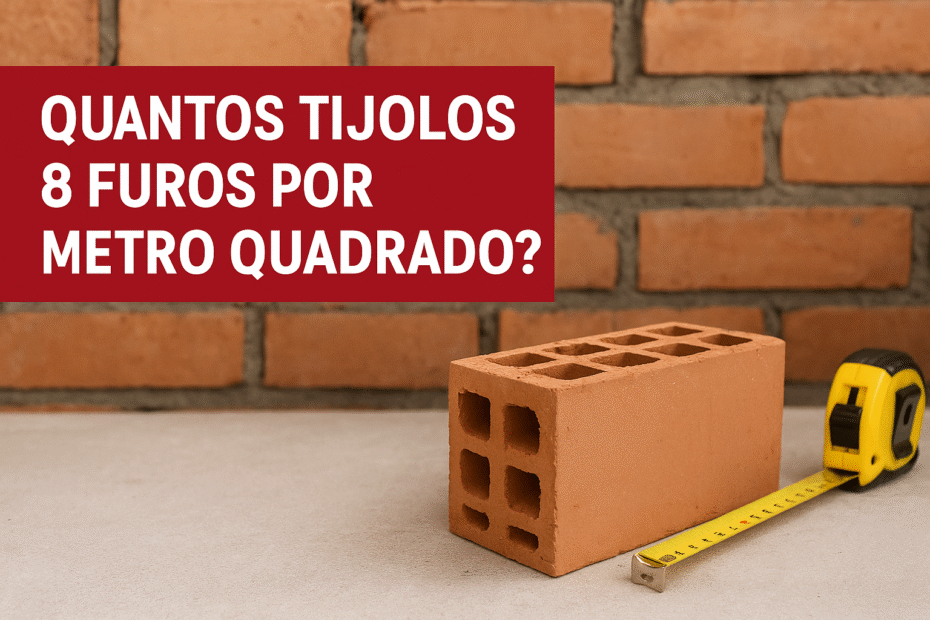 Quantos Tijolos 8 Furos por Metro Quadrado