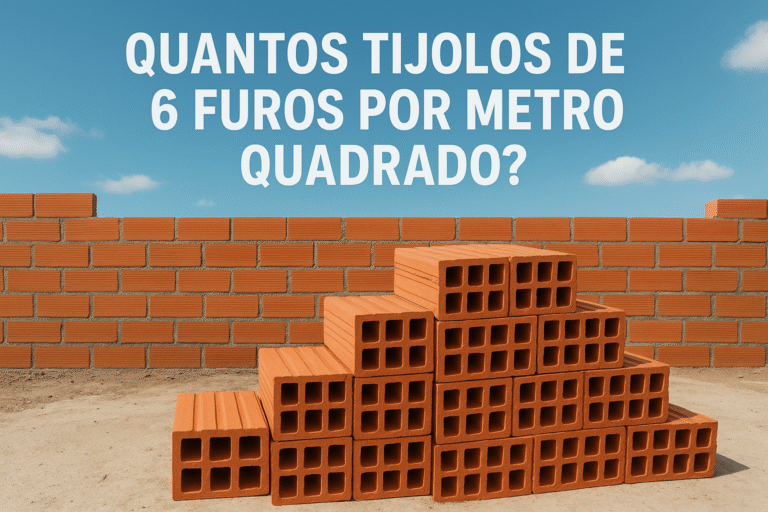 Quantos Tijolos de 6 Furos Vai por Metro Quadrado? - Negócios e Renda
