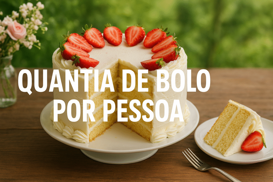 quantia de bolo por pessoa