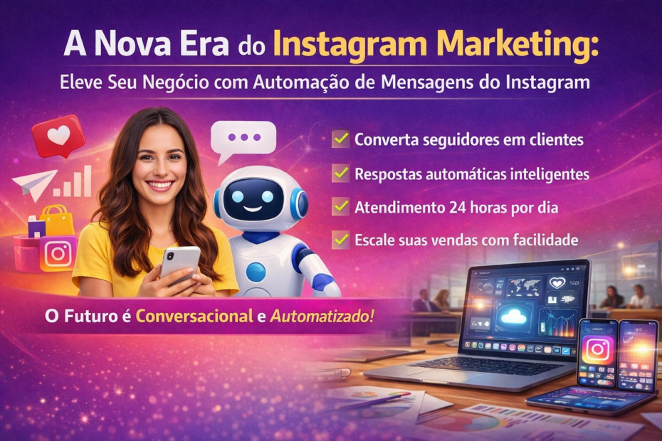 Como integrar a automação de mensagens no Instagram ao seu negócio digital