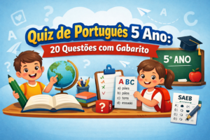 Quiz de Português 5 Ano: 20 Questões