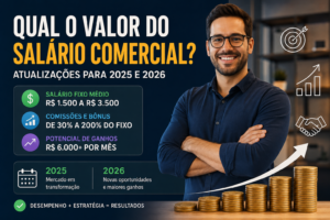 Qual o Valor do Salário Comercial? Valor Atualizado