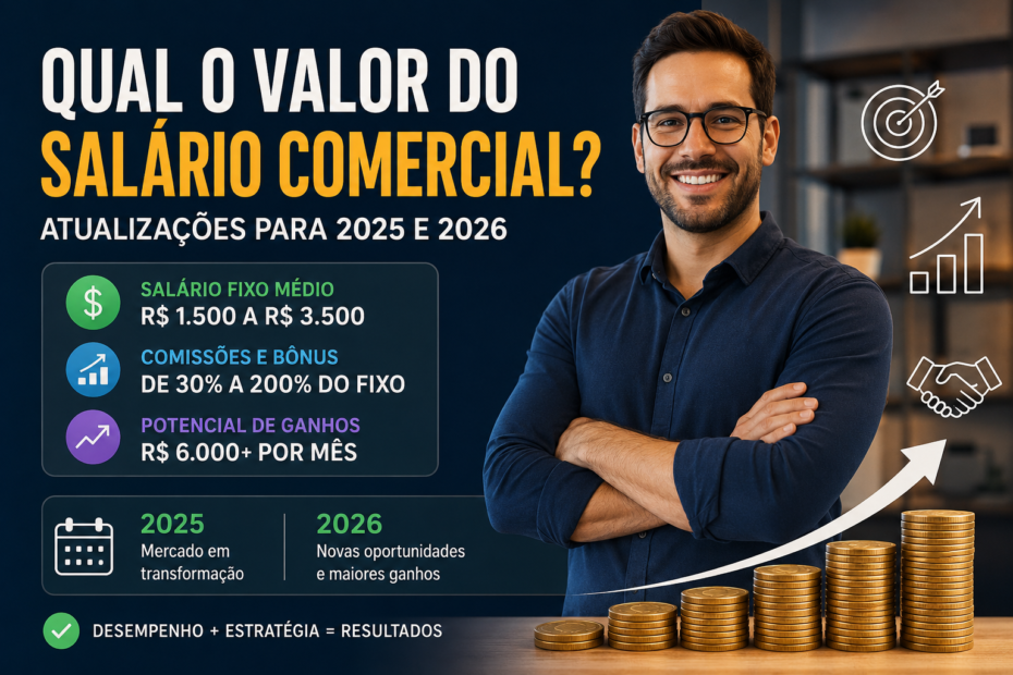 Qual o Valor do Salário Comercial