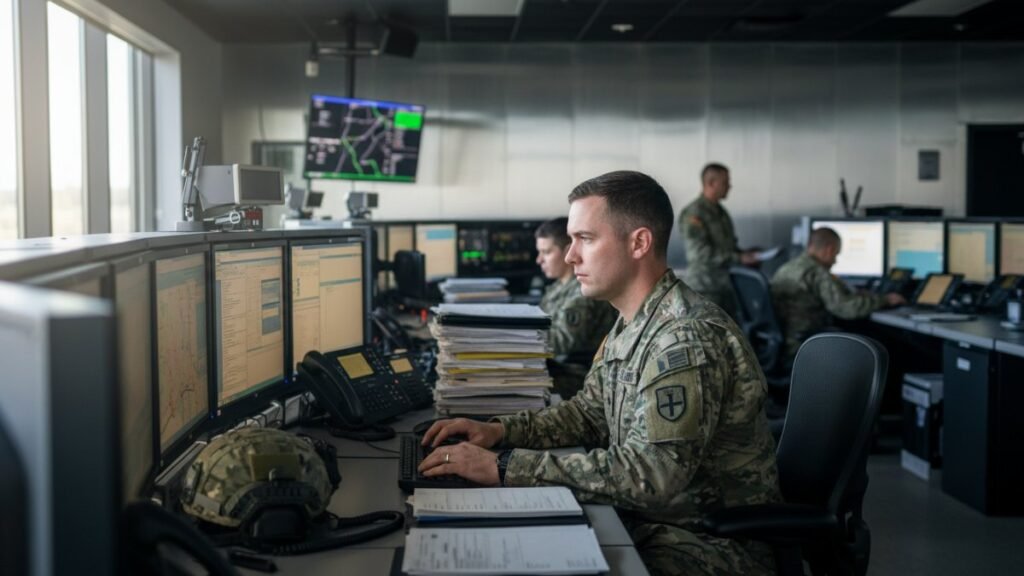 Profissional no trabalho ilustrando quanto ganha um cabo do exército