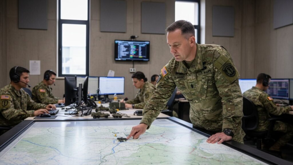 Profissional no trabalho ilustrando quanto ganha um capitão do exército